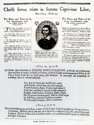 Christi Servus Etiam in Summa Captivitate Liber: une page d